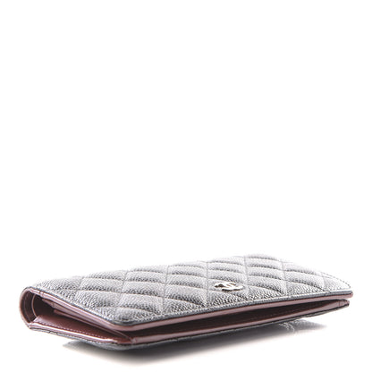 Chanel Caviar Quilted Yen Wallet Black 3 of 9