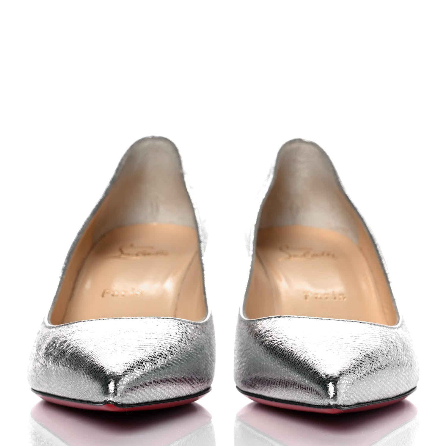 Christian Louboutin Specchio Vintage So Kate 55 Pumps 36.5 Silver 2 of 8
