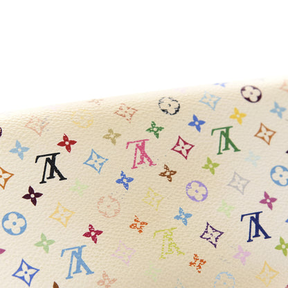 Louis Vuitton Monogram Multicolor Sarah Wallet White Eglantine 9 of 15