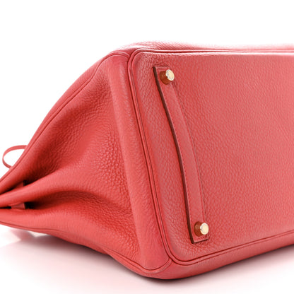 Hermes Taurillon Clemence BIRKIN 35 Bougainvillea 9 of 16