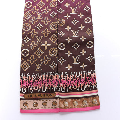 Louis Vuitton Silk Monogram Map Bandeau 2 of 4