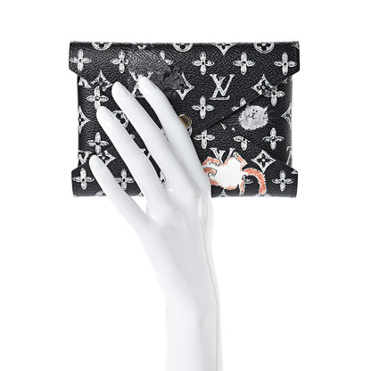 Louis Vuitton Catogram Medium Kirigami Pochette Black 2 of 6