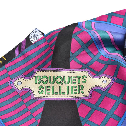 Hermes Silk Bouquets Selliers Maxi Twilly 9 of 11