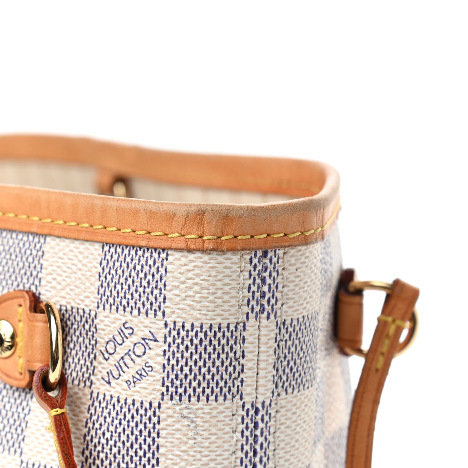 Louis Vuitton Damier Azur Neverfull PM 14 of 14