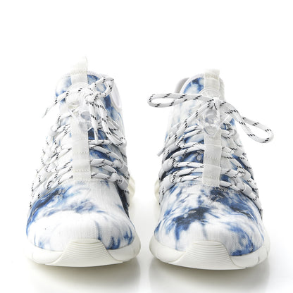 Louis Vuitton Denim Rubber Monogram Fastlane Low Sneakers 8 Marine 2 of 7