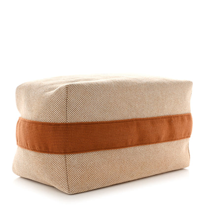 Hermes Canvas Large Bride-A-Brac Cabriole Case Biscuit 4 of 12