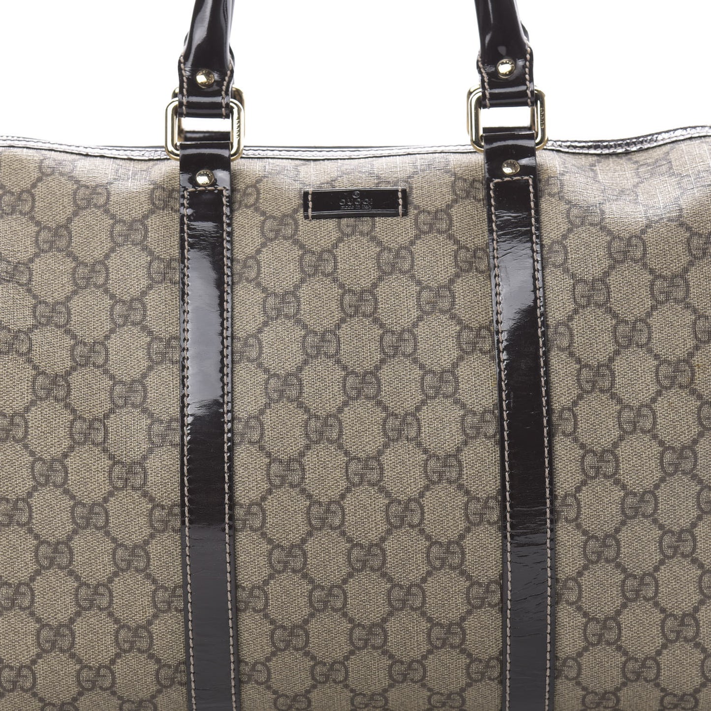 GG Plus Monogram Medium Joy Boston Dark Brown