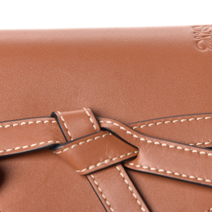 Loewe Calfskin Raffia Mini Gate Crossbody Bag Natural Tan 12 of 13