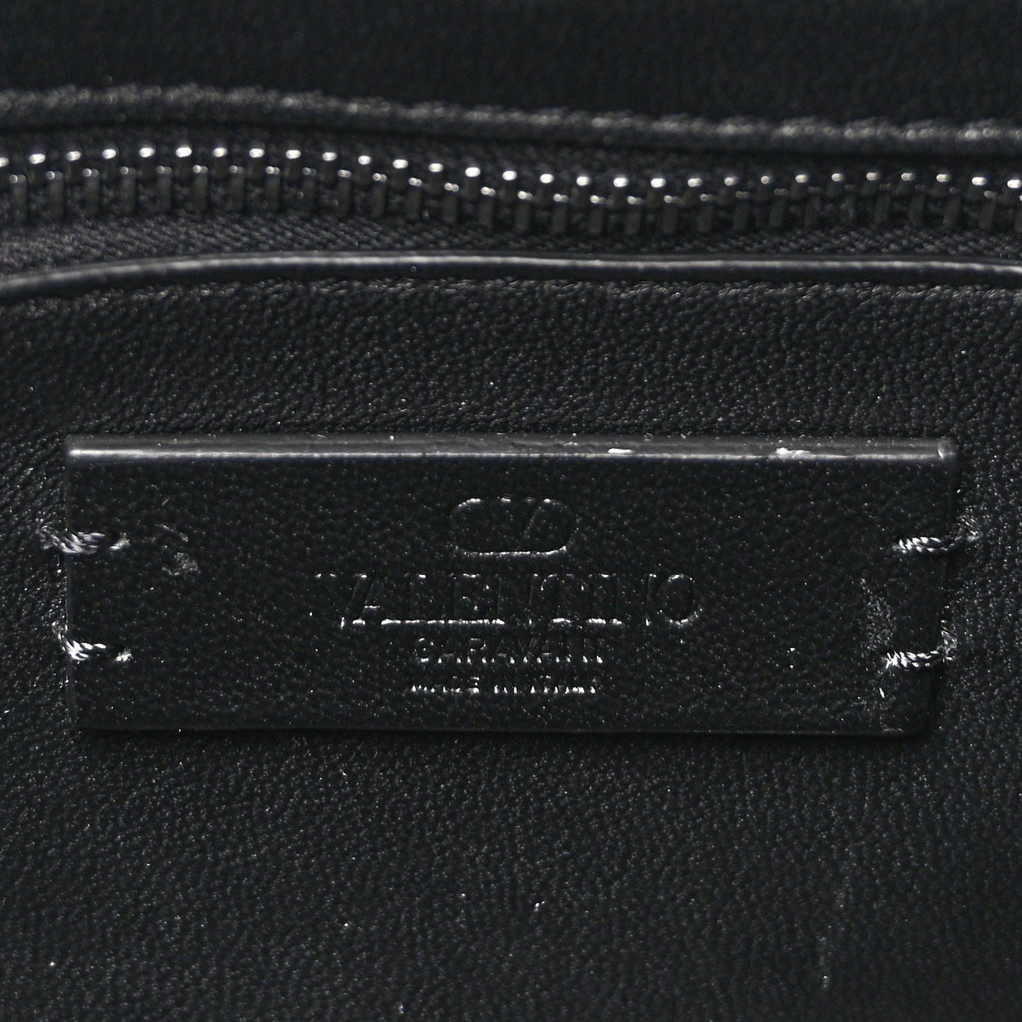 Grainy Calfskin Monochrome Bag Black