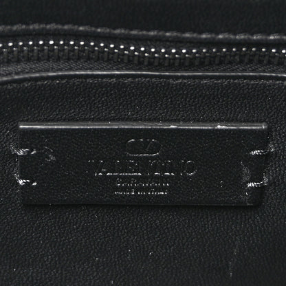 Valentino Garavani Grainy Calfskin Monochrome Bag Black 6 of 11