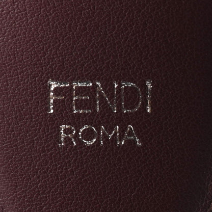 Fendi Vitello Dolce Plexiglass Bi-Color Studded Strap You Lagun Bordeaux Multicolor 3 of 4