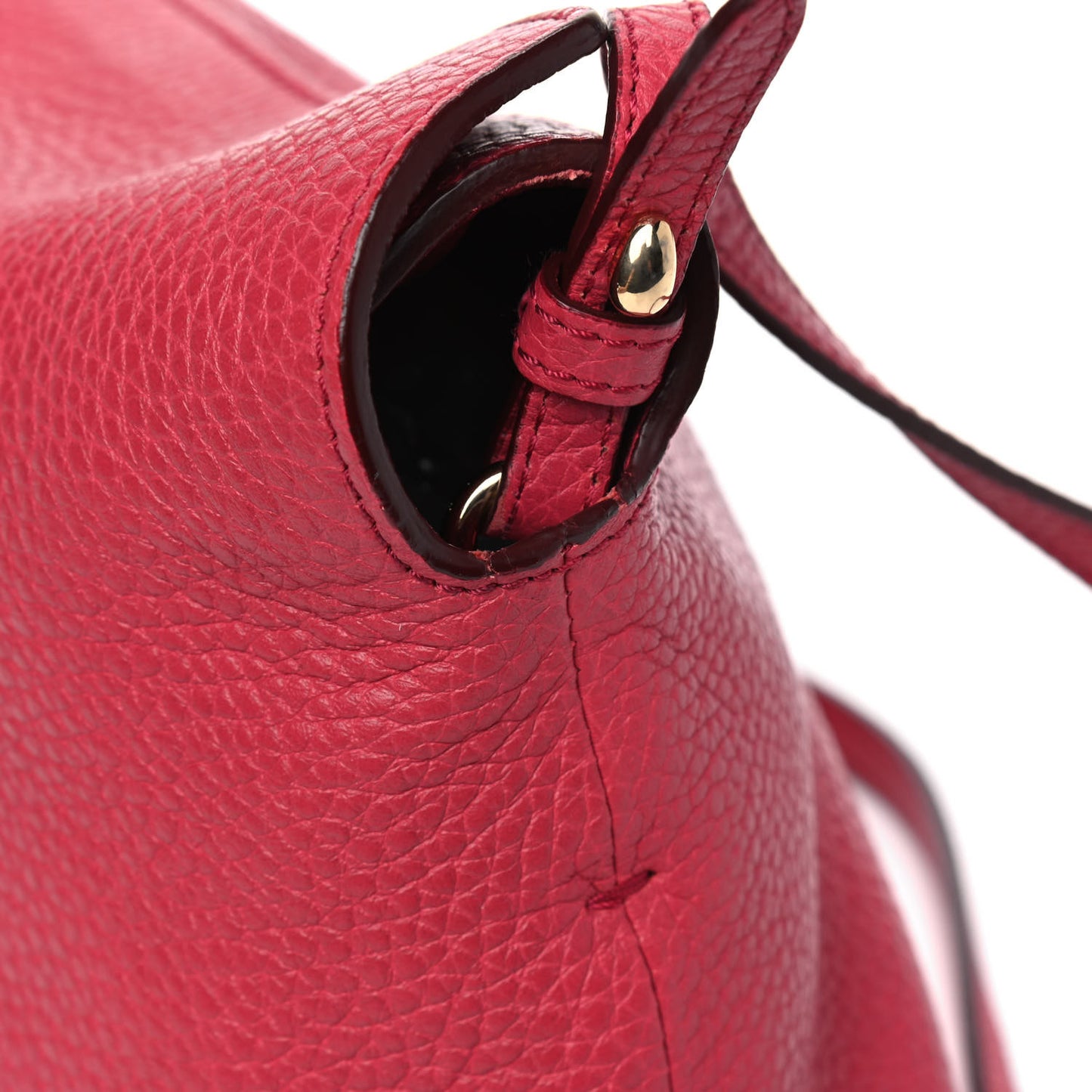 London Grainy Calfskin Small Leah Pink Azalea