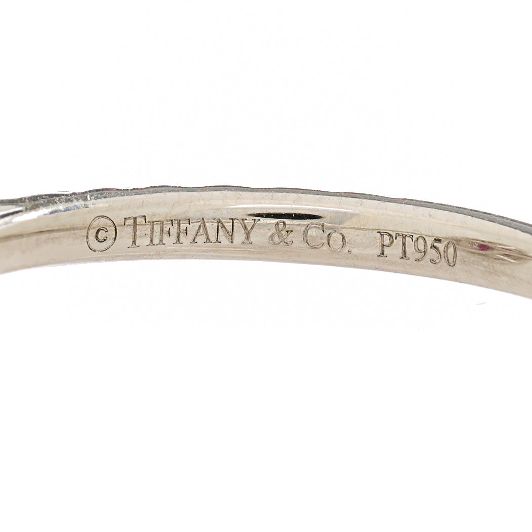 Tiffany Platinum Diamond Ruby Soleste Ring 53 6.25 6 of 7