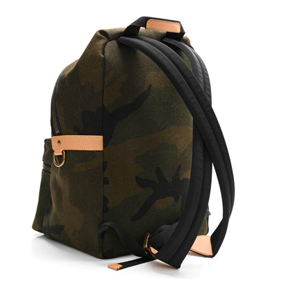 Louis Vuitton X SUPREME Canvas Camouflage Apollo Backpack 3 of 10