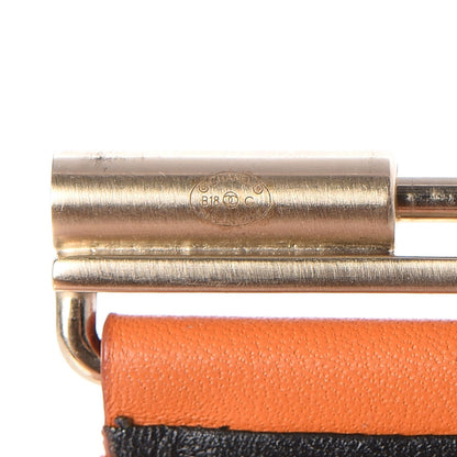 Chanel Calfskin CC Wide Cuff M Orange 5 of 6