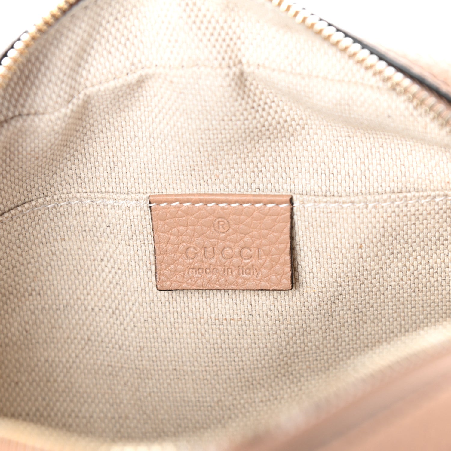 Gucci Pebbled Calfskin Small Soho Disco Bag Rose Beige 6 of 9