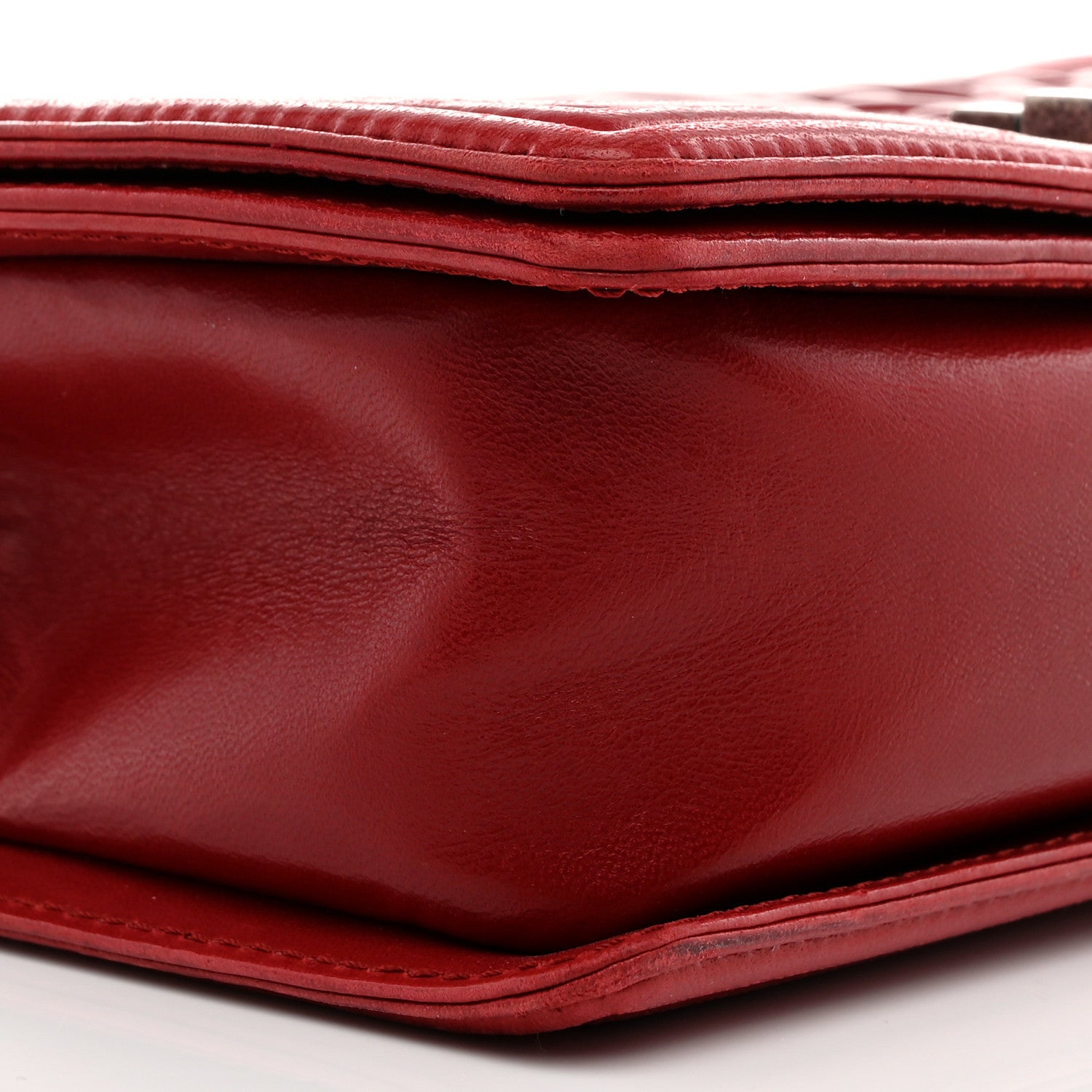 Chanel Lambskin Medium Celtic Boy Flap Red 9 of 10