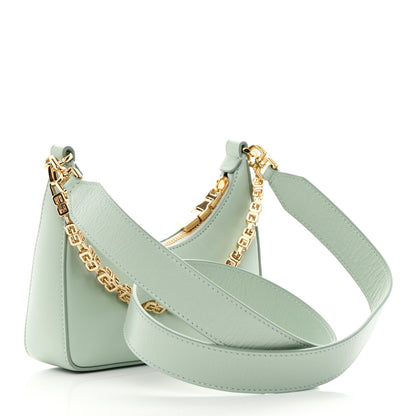 Givenchy Smooth Calfskin Mini Moon Cut Out Shoulder Bag Celadon 3 of 11