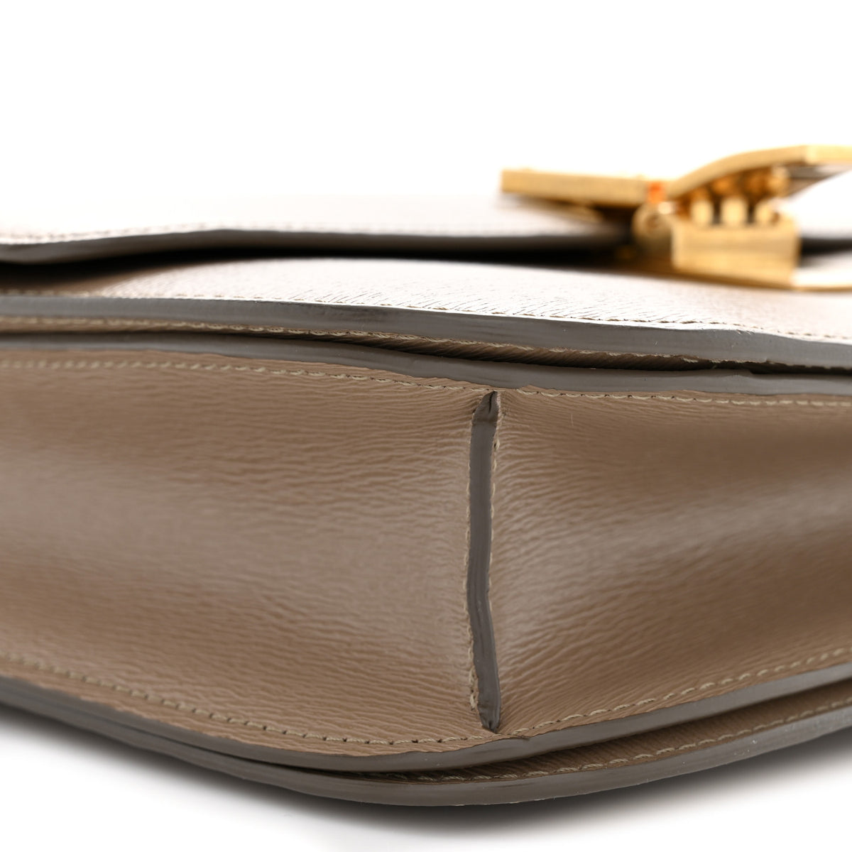 Celine Liege Calfskin Medium Classic Box Flap Bag Souris 10 of 11