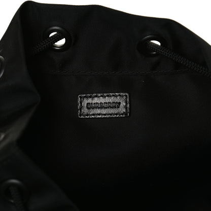 Burberry Econyl Logo Print Drawcord Pouch Black 6 of 11