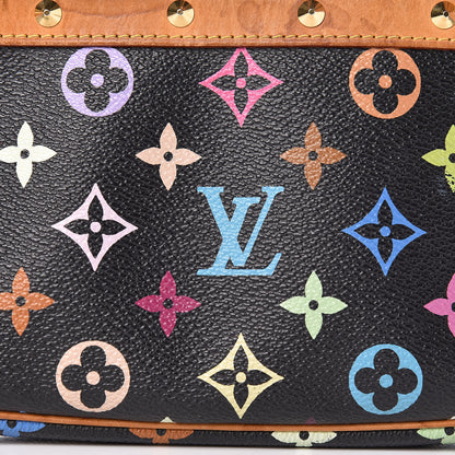 Louis Vuitton Monogram Multicolor Pochette Accessories Black 8 of 14