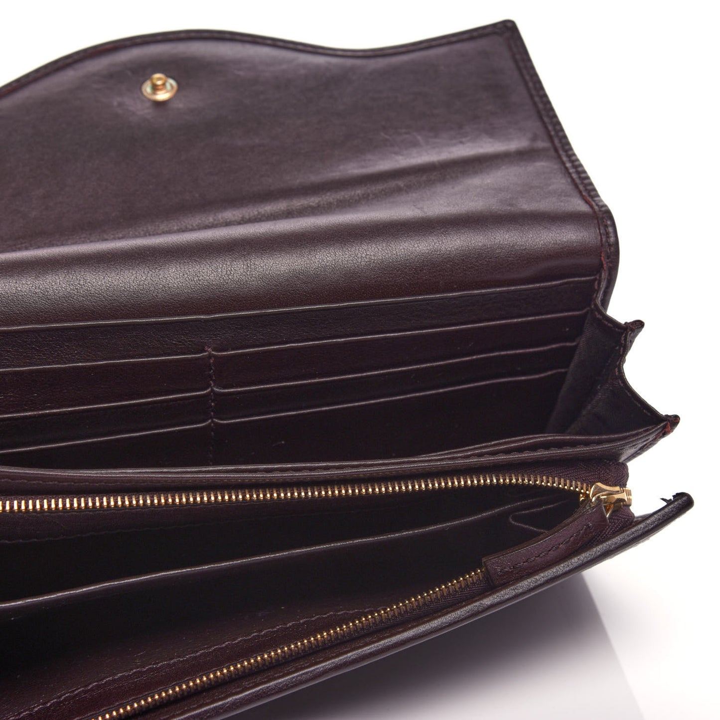 Guccissima Sukey Continental Wallet Purple