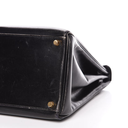 Hermes Box Kelly Retourne 40 Black 32 of 36