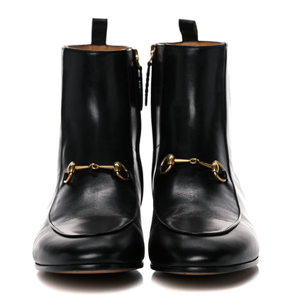 Gucci Malaga Kid Womens Jordaan Ankle Boots 40 Black 2 of 12