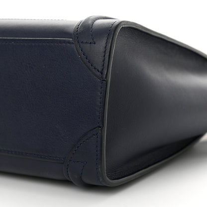 Celine Smooth Calfskin Nano Luggage Ink 10 of 15