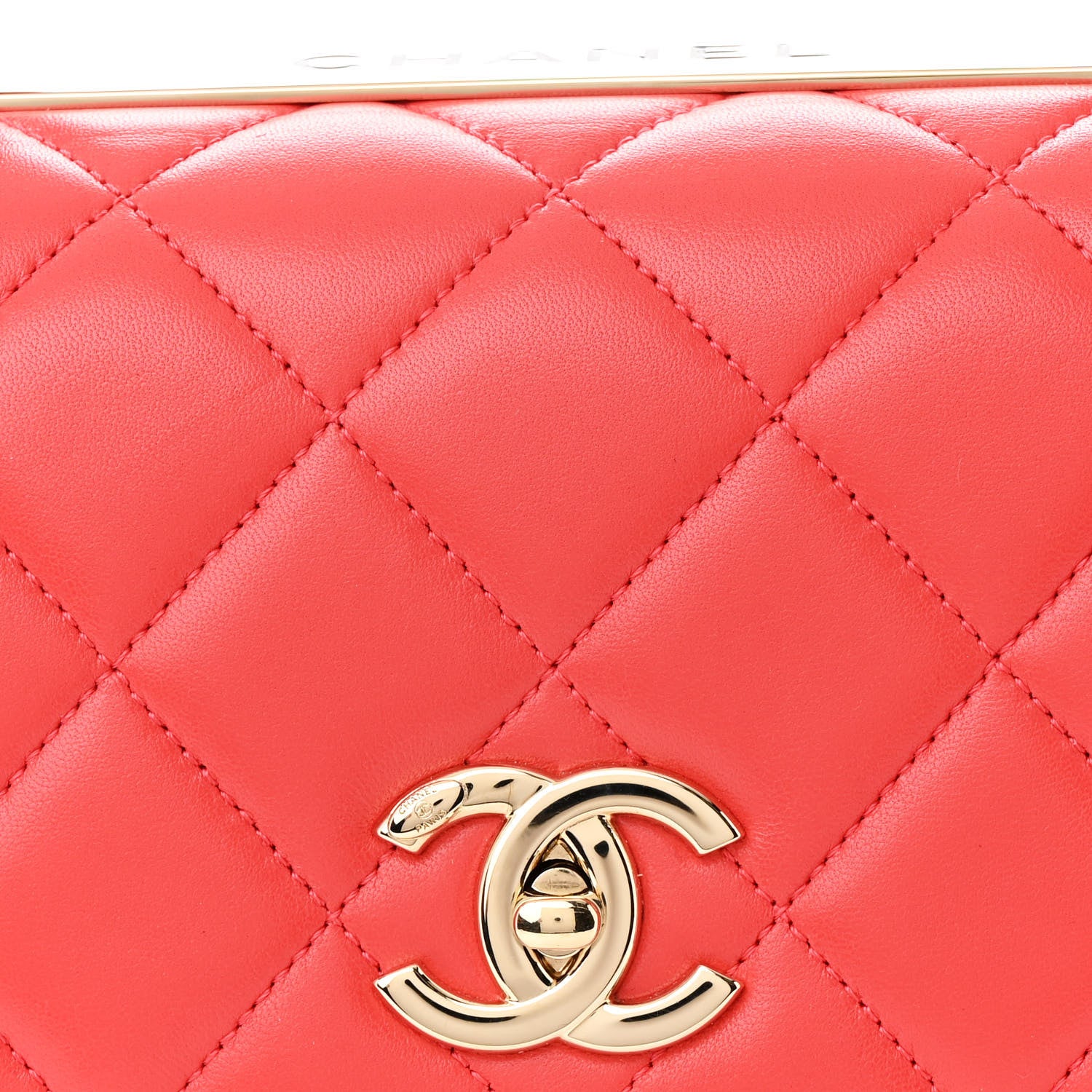 Chanel Lambskin Quilted Medium Trendy CC Flap Dual Handle Bag Bright Pink 10 of 16