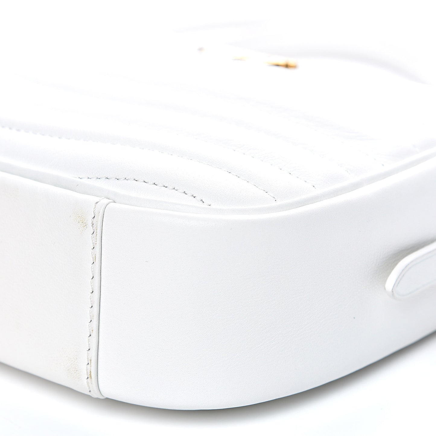 Calfskin New Wave Camera Bag White