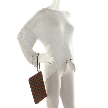 Louis Vuitton Damier Ebene Neverfull MM GM Pochette 2 of 7