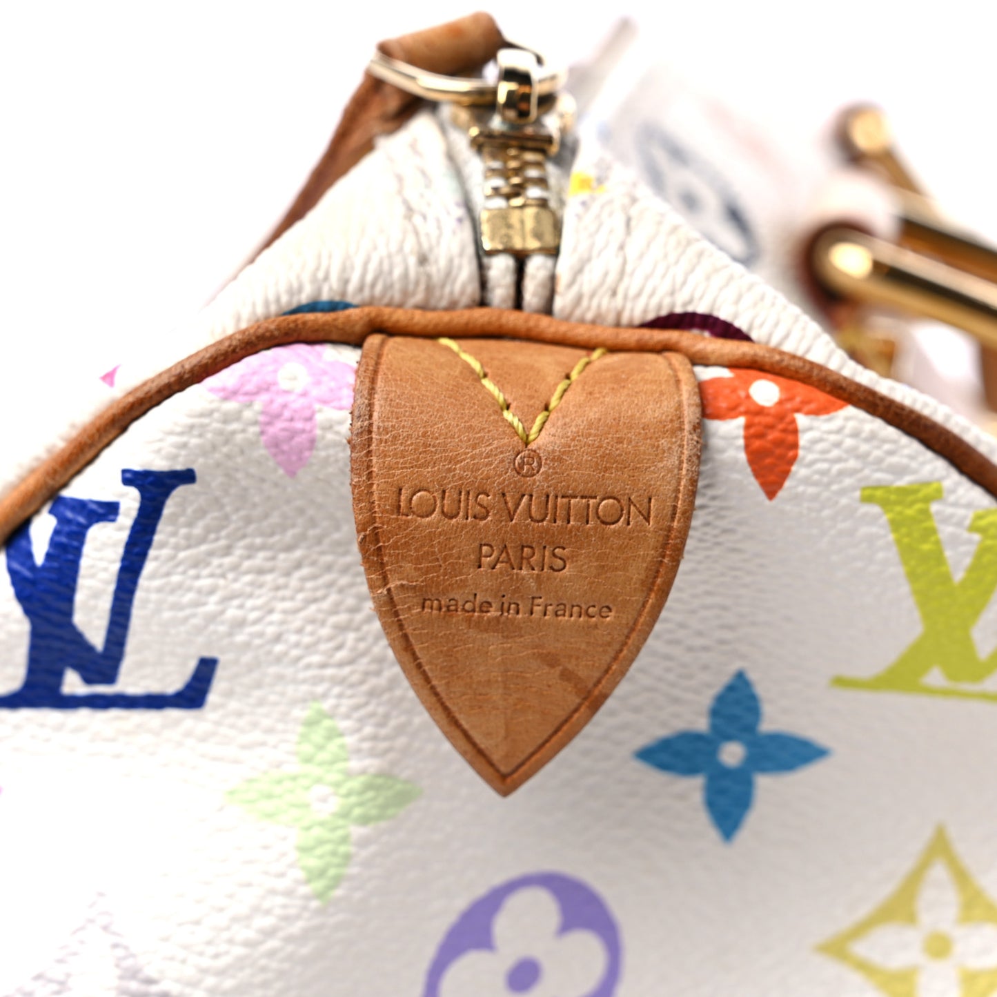 Monogram Multicolor Speedy 30 White
