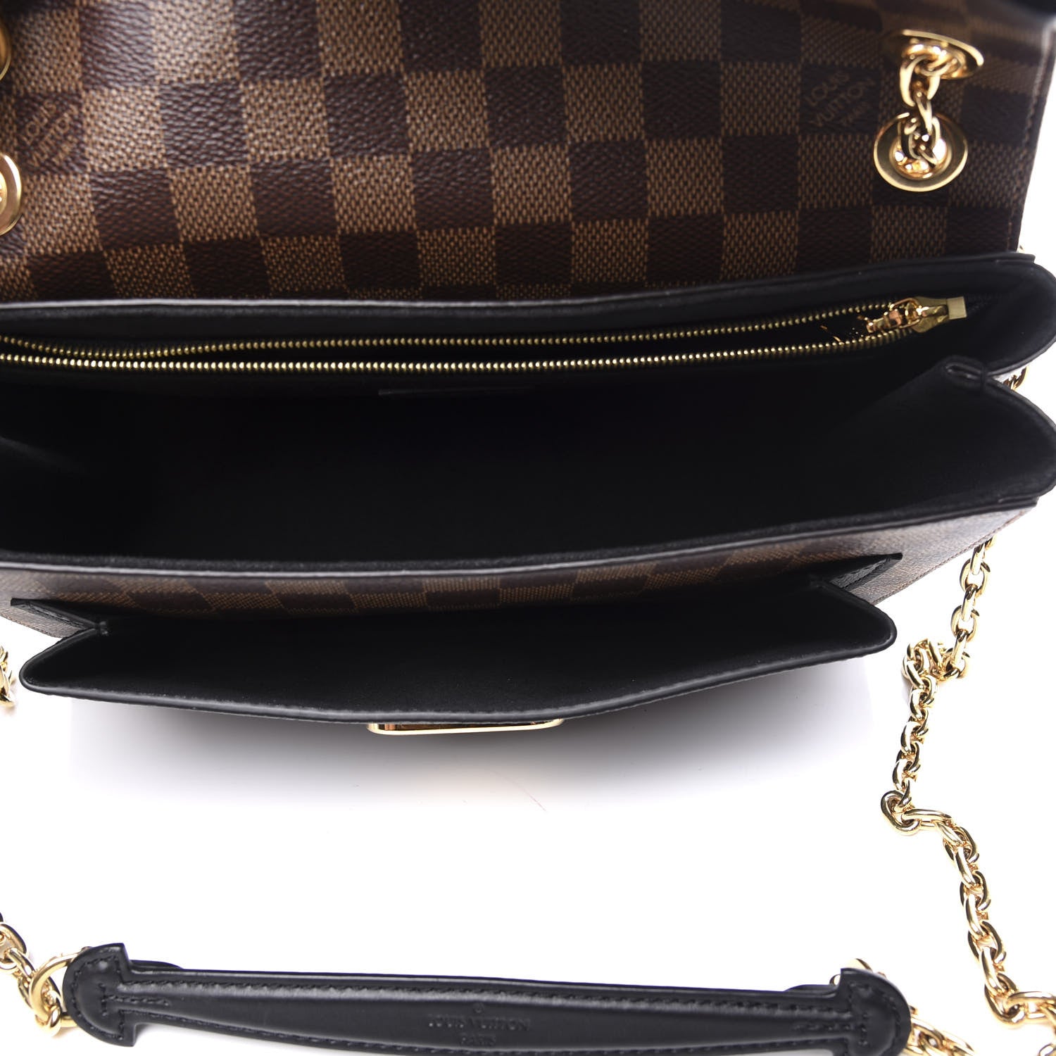 Louis Vuitton Damier Ebene Vavin PM Black 4 of 9