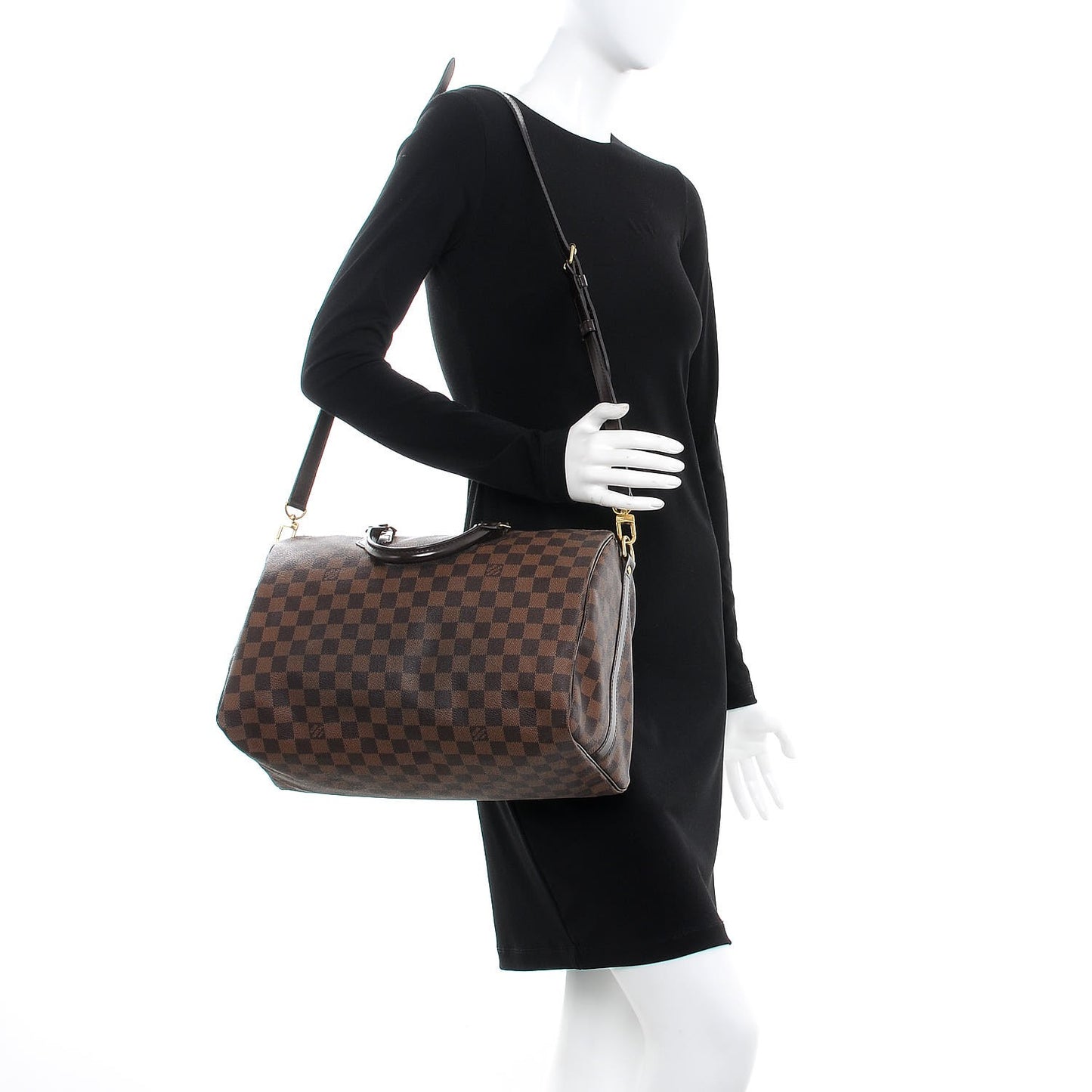 Damier Ebene Speedy Bandouliere 35