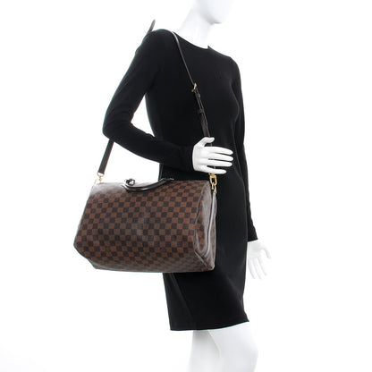 Louis Vuitton Damier Ebene Speedy Bandouliere 35 2 of 10