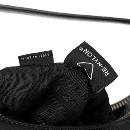 Prada Tessuto Nylon Mini Re-Edition 2000 Bag Black 7 of 11