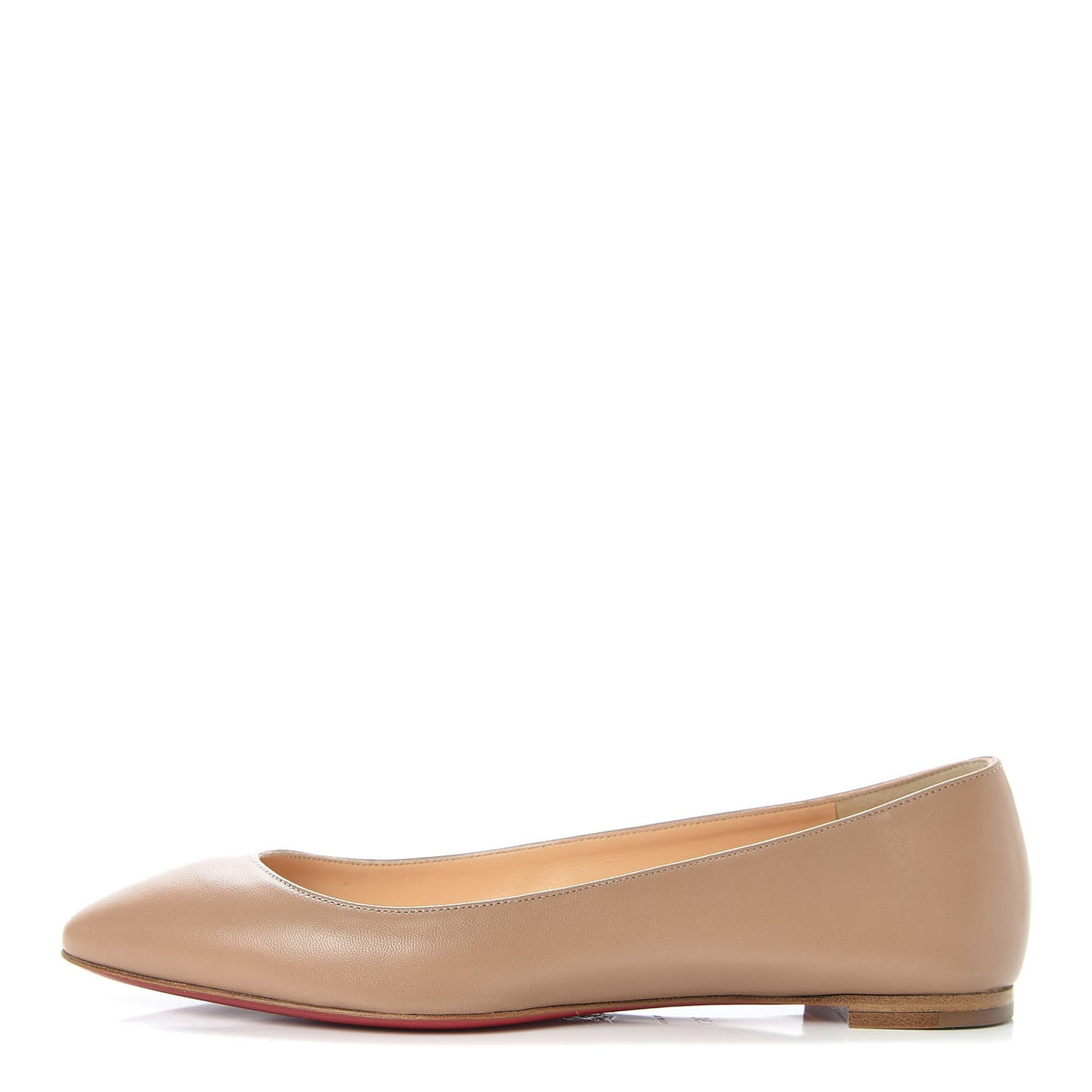 Nappa Eloise Flats 36.5 Nude