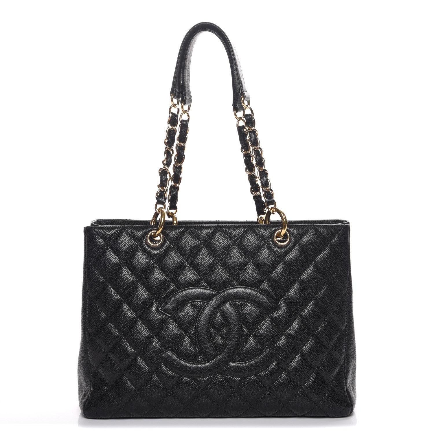 Chanel Caviar Quilted Grand Shopping Tote GST Black 1 of 10