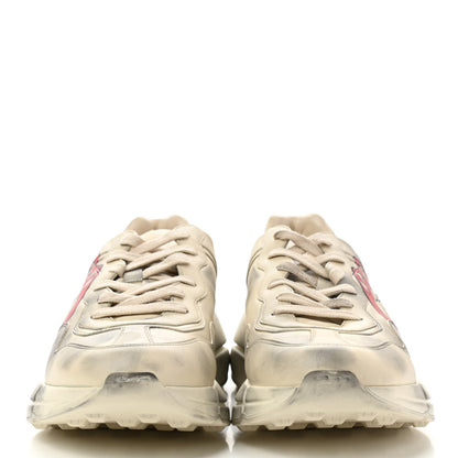 Gucci Calfskin Mouth Print Mens Rhyton Sneakers 9.5 Ivory 2 of 10