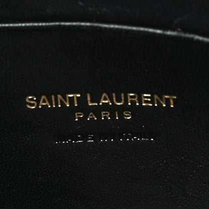 Saint Laurent Grain De Poudre Matelasse Monogram Mini Lou Camera Bag Dark Beige 6 of 10