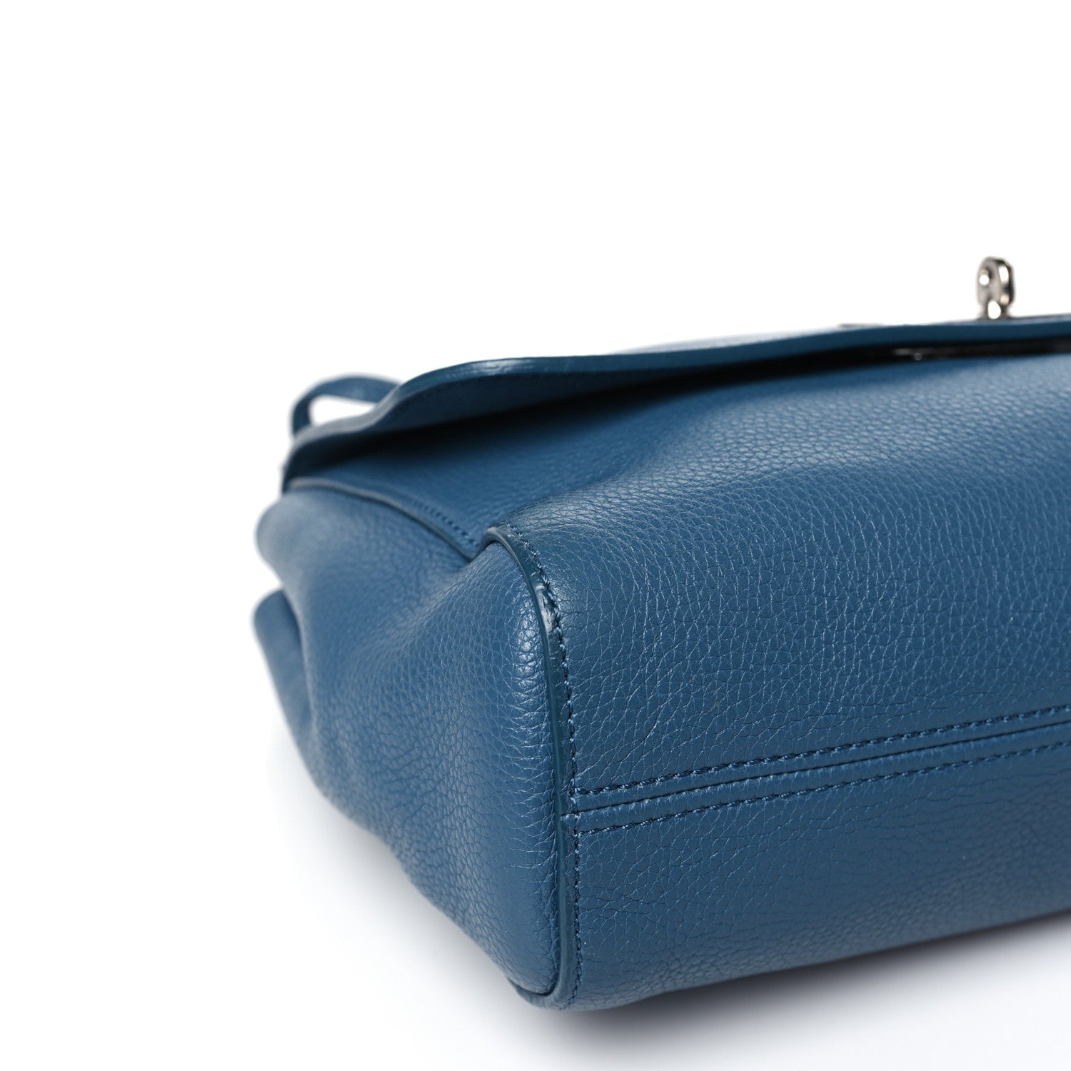 Mulberry Small Classic Grain Calfskin Small Lily Flap Pale Slate 7 of 8
