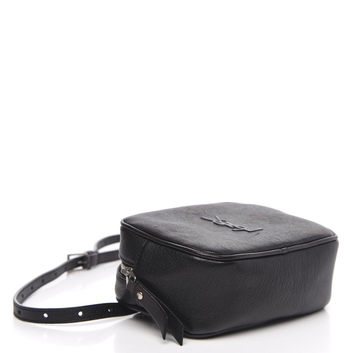Lambskin Monogram Lou Belt Bag Black