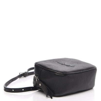 Saint Laurent Lambskin Monogram Lou Belt Bag Black 4 of 13
