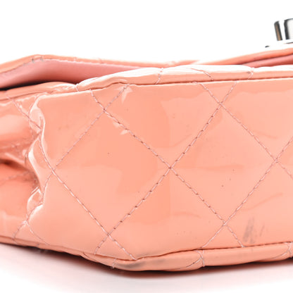Chanel Patent Calfskin Quilted Mini Rectangular Flap Light Pink 7 of 13