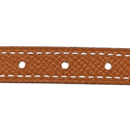 Hermes Epsom Swift Carrousel 13mm Belt 85 Gold Black 3 of 6