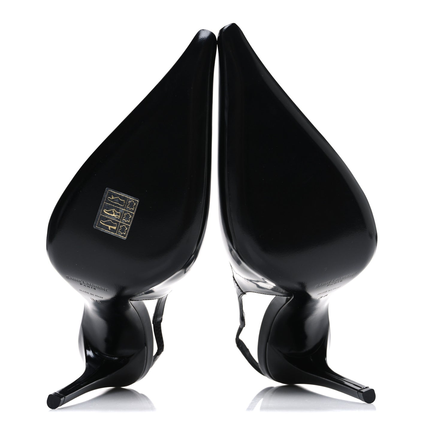 Patent Vendome Slingback Pumps 38 Black