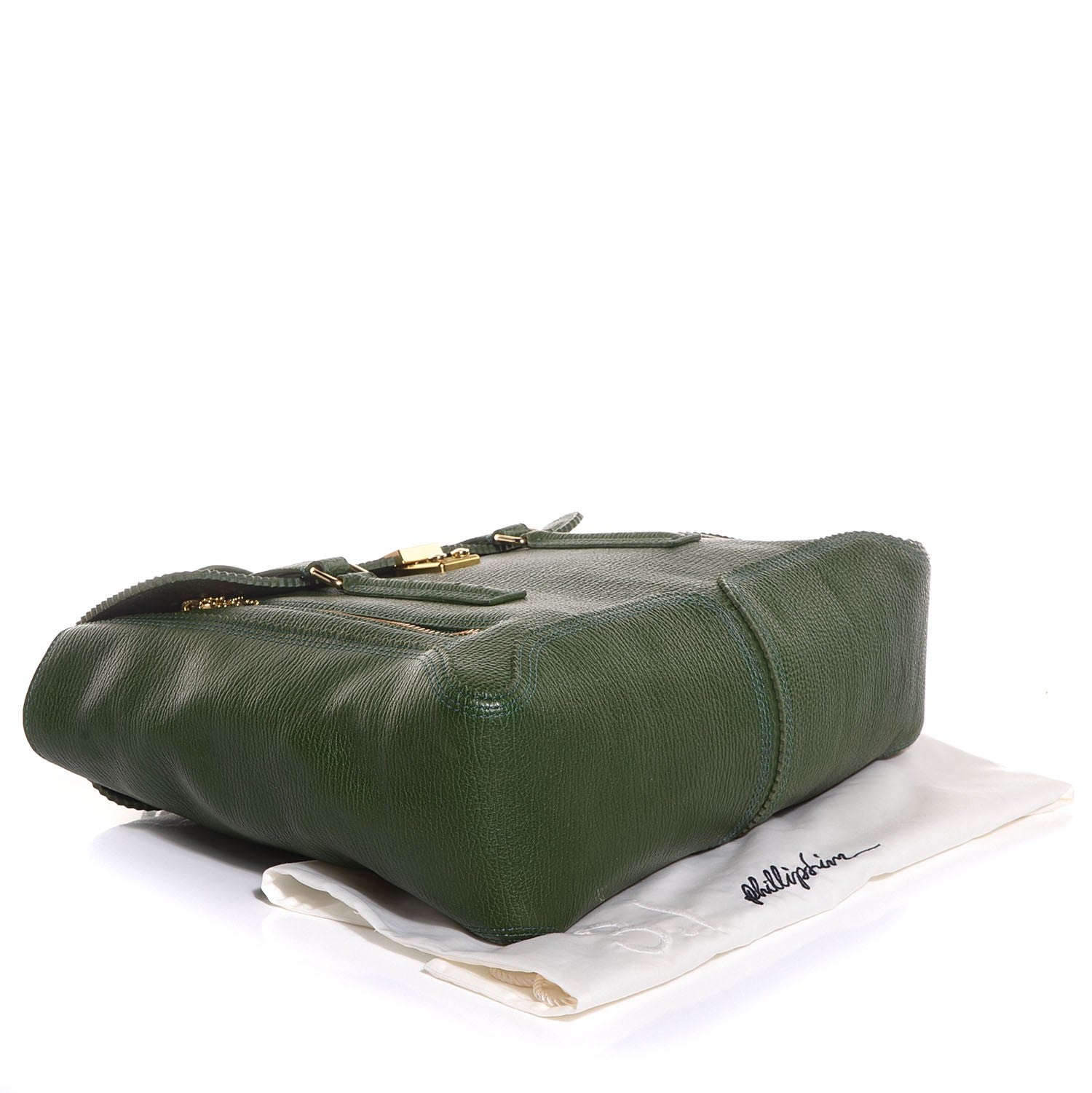 3.1 Phillip Lim 3.1 Leather Large Pashli Satchel Jade 4 of 16