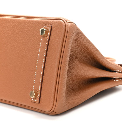 Hermes Togo Birkin 25 Gold 10 of 11
