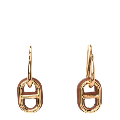 Hermes Swift O'Maillon Earrings Gold 1 of 9